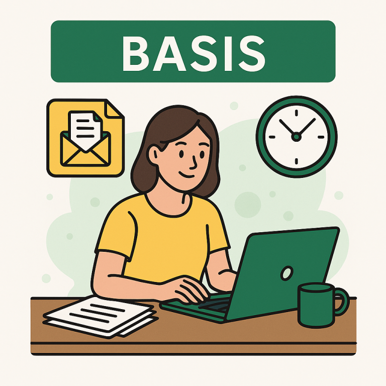 Bild Basic Paket Frau am Schreibtisch